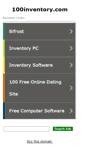 Mobile Screenshot of 100inventory.com